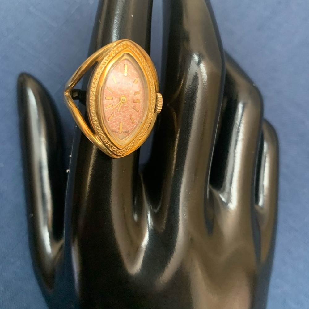 Stamped 585 watch ring - Picture 7 of 8